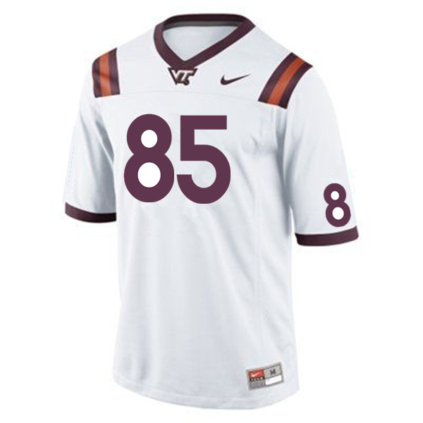 Men #85 Changa Hodge Virginia Tech Hokies College Football Jerseys Sale-White